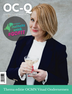 Voorpagina ocq magazine editie september 2021 nummer 5 themaeditie vitaal ondernemen