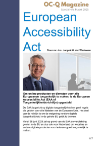 Cover OC-Q Magazine Maart 2025 editie nummer 47s